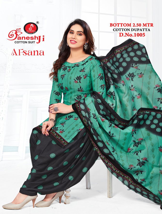 Afsana Vol 1 By Ganeshji Printed Cotton Dress Material catalog